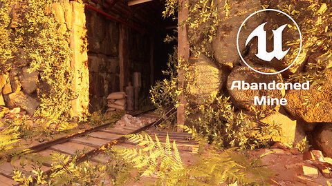 Unreal Engine 5 Abandoned Mine Environment - Timelapse