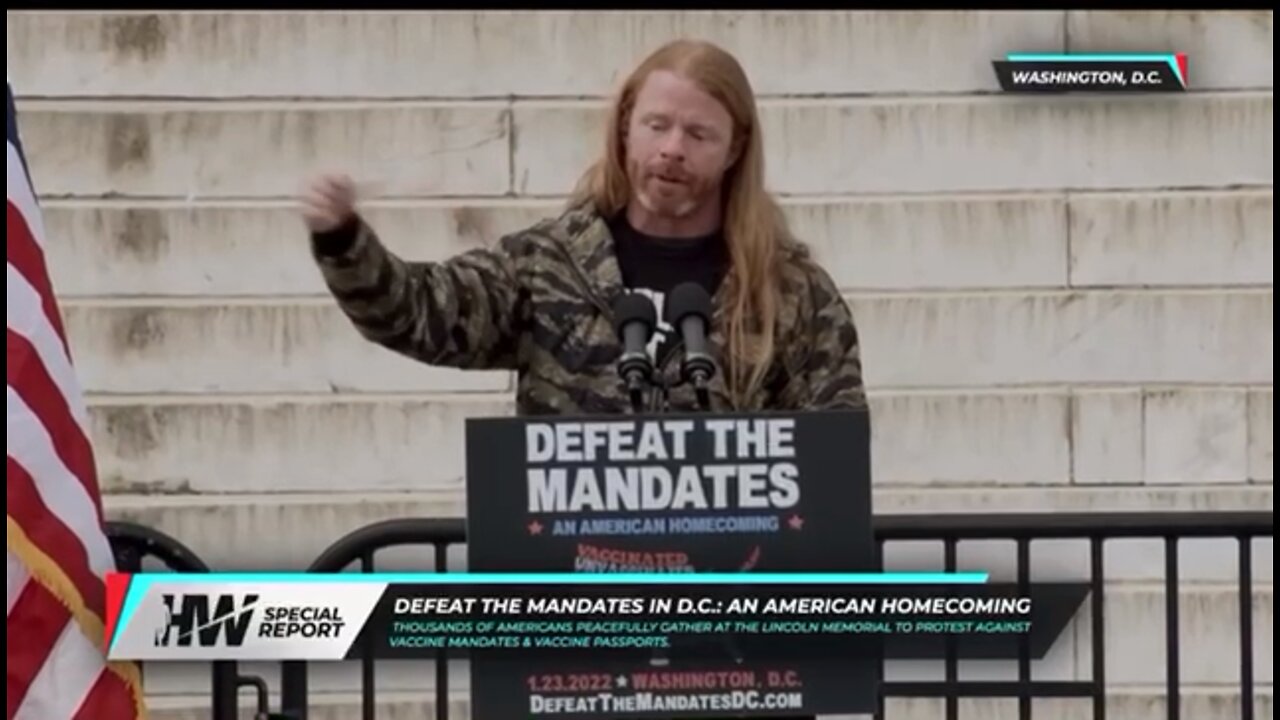 Lock him Up! Gates #DefeatthemandatesDC JP Sears Washington DC 1/23/2022