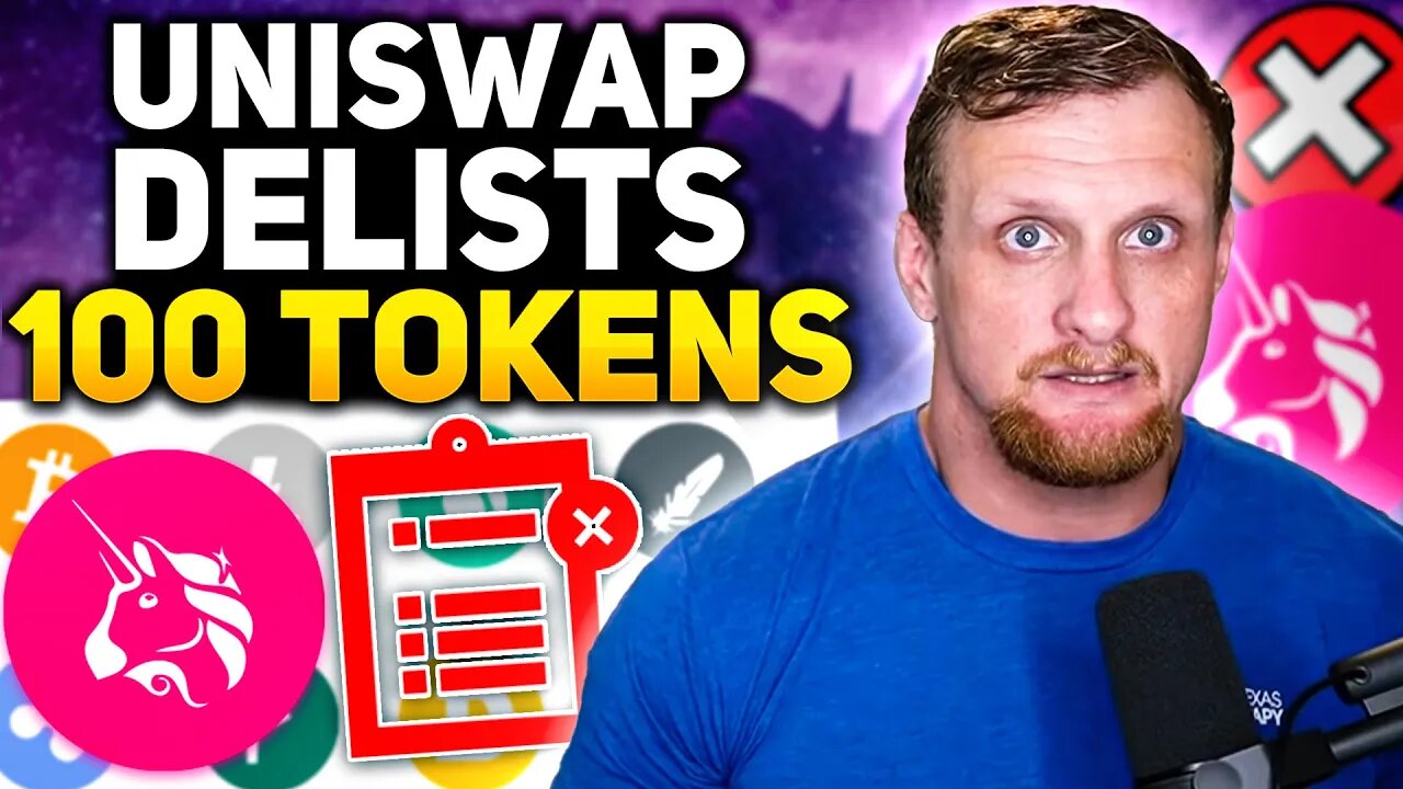 Uniswap Delists 100 Tokens