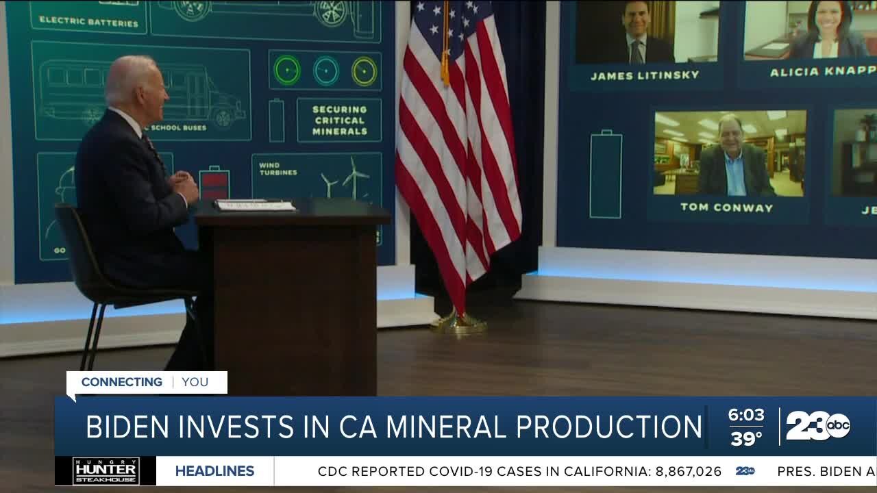 President Biden: Government to invest in California mineral production