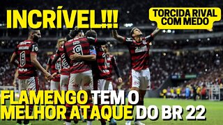 INCRÍVEL! FLAMENGO É O MELHOR ATAQUE DO BRASILEIRÃO E TORCIDA DO PALMEIRAS MOSTRA MEDO NA INTERNET