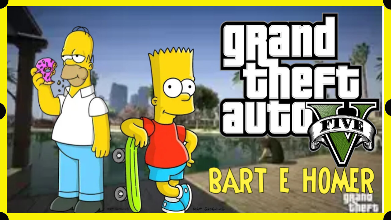 🔴Simpsons previram a tecnologia futurista no gta 5 - Ped do simpsons no gta 5