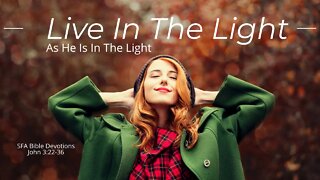 Live in the Light | Bible Devotions | Small Family Adventures