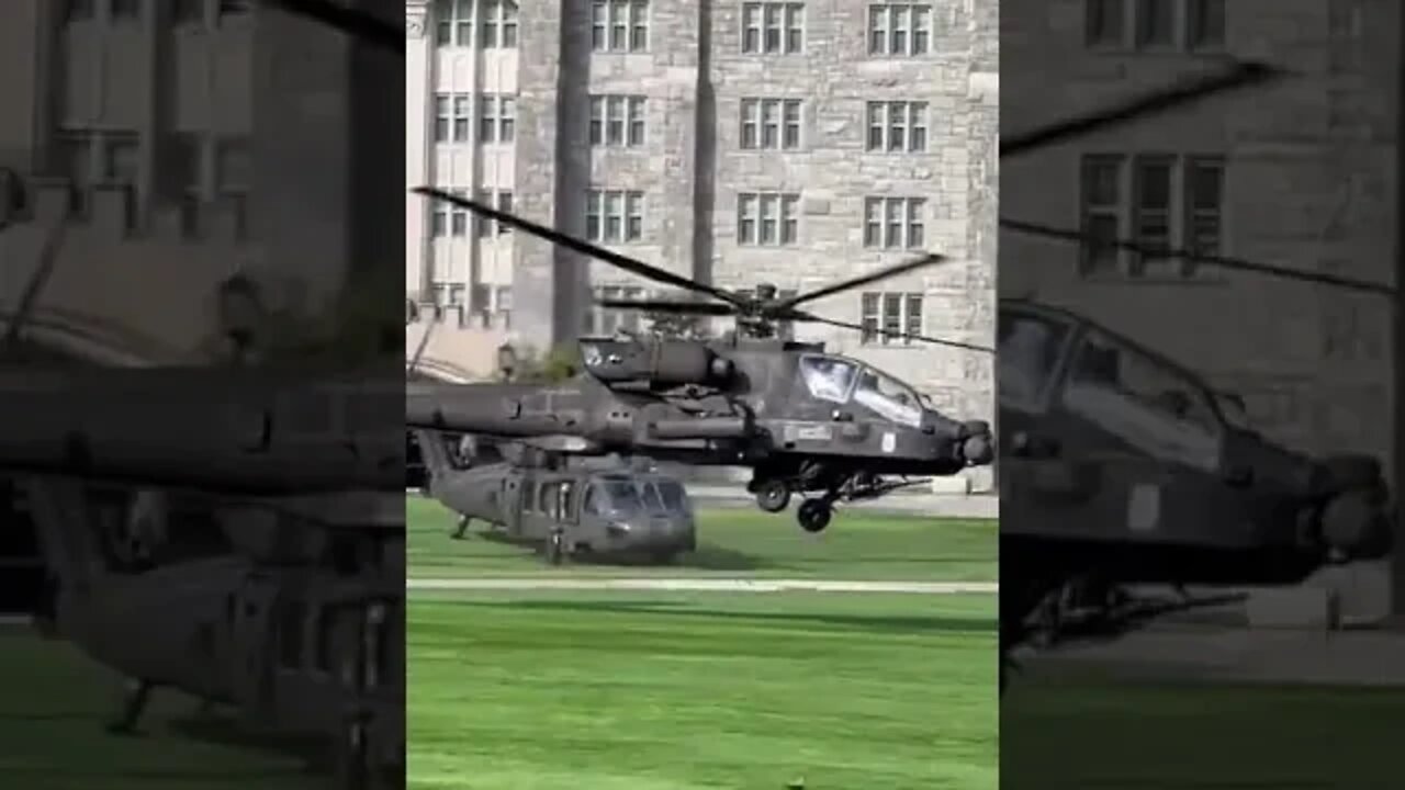 AH-64 Apache Does Max Perf Takeoff from the Plain at West Point - September 10, 2022