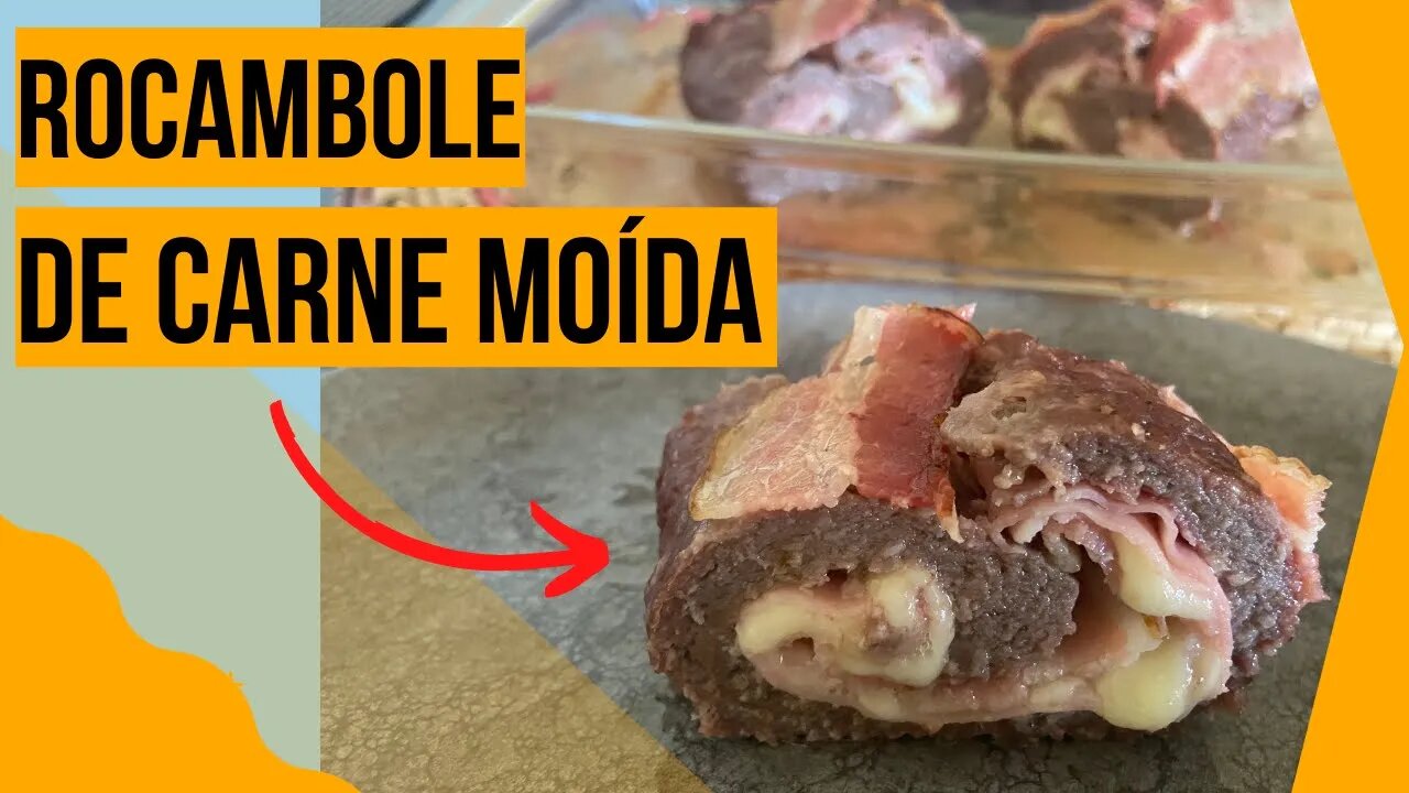 ROCAMBOLE DE CARNE MOÍDA, SUPER DICA PARA SEU ALMOÇO OU JANTAR!!! #rocambole #carnemoida #maiscomida