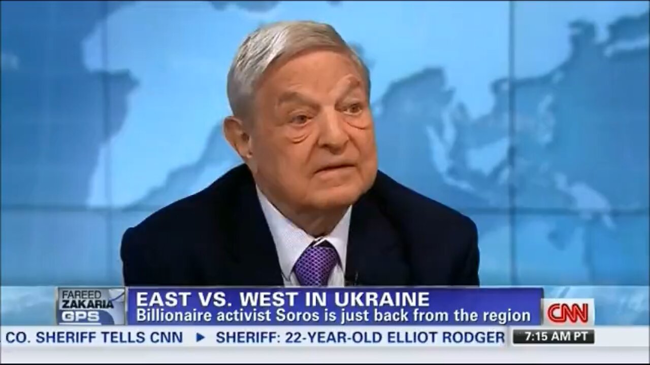 Ugh, the usual suspects... 27 May 2014 George Soros: Ukraine