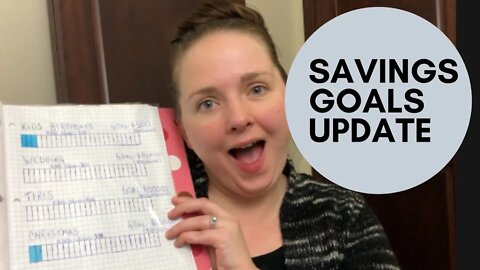 Our SAVINGS GOALS Update! A year in the life on a DEBT FREE JOURNEY! VLOG 013