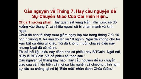 Hỡi Giáo Hội bị Bại Liệt! Hãy nhặt tấm Chiếu của các ngươi lên và bắt đầu làm việc!Kẻ thù sẽ..