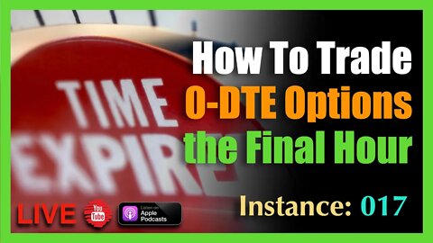 How To Trade the Final Hour of the 0-DTE Live at 3:30PM