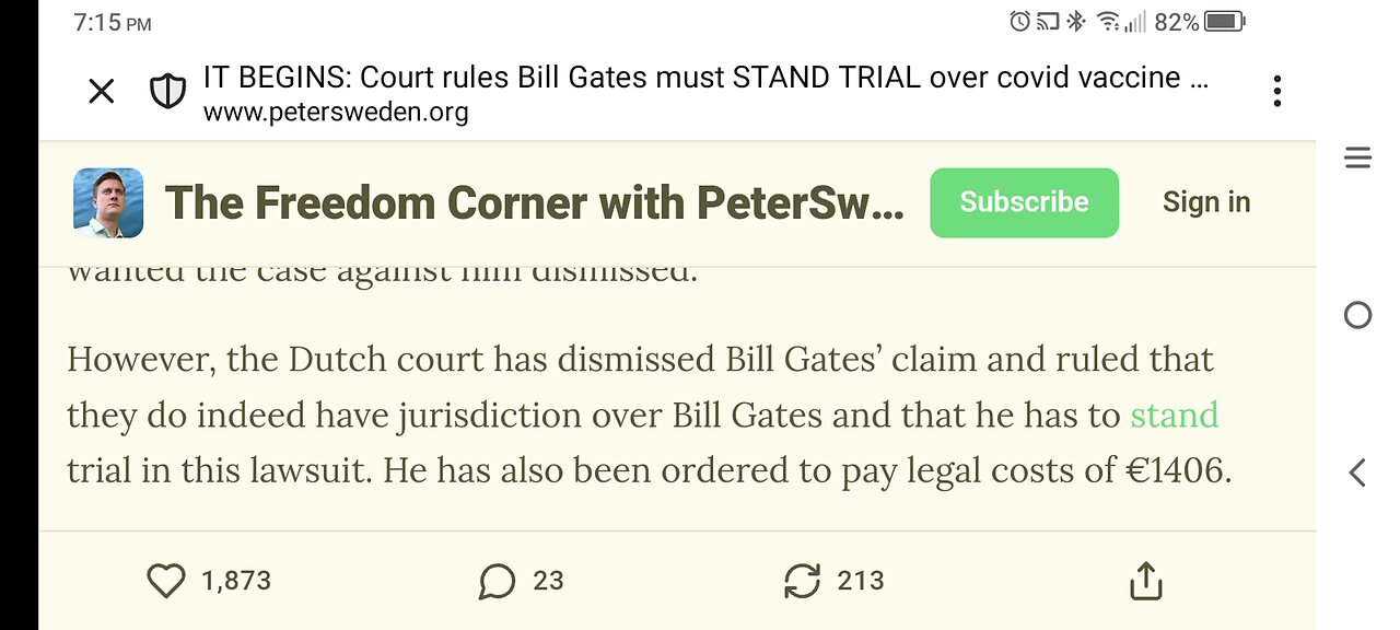 Bill Gates sued in Netherlands