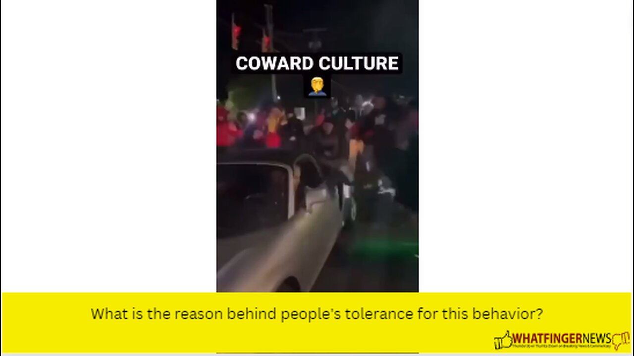 What is the reason behind people's tolerance for this behavior?
