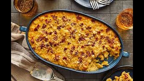 Bacon Mac And Cheese - Thanksgiving Dinner