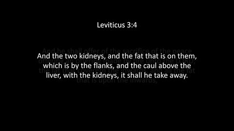 Leviticus Chapter 3