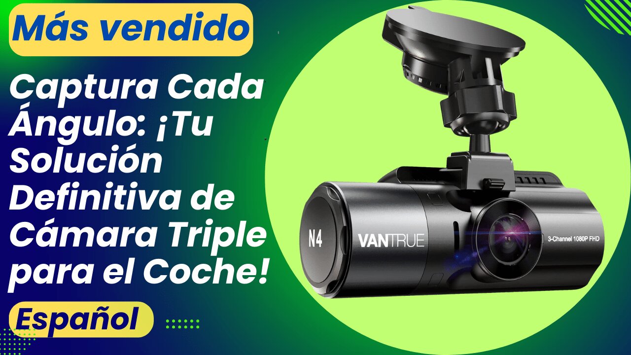 Captura Cada Ángulo: ¡Tu Solución Definitiva de Cámara Triple para el Coche!