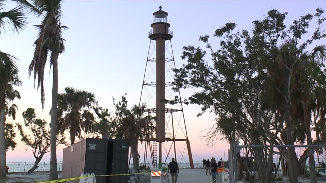 Sanibel Lighthouse relit following Hurricane Ian