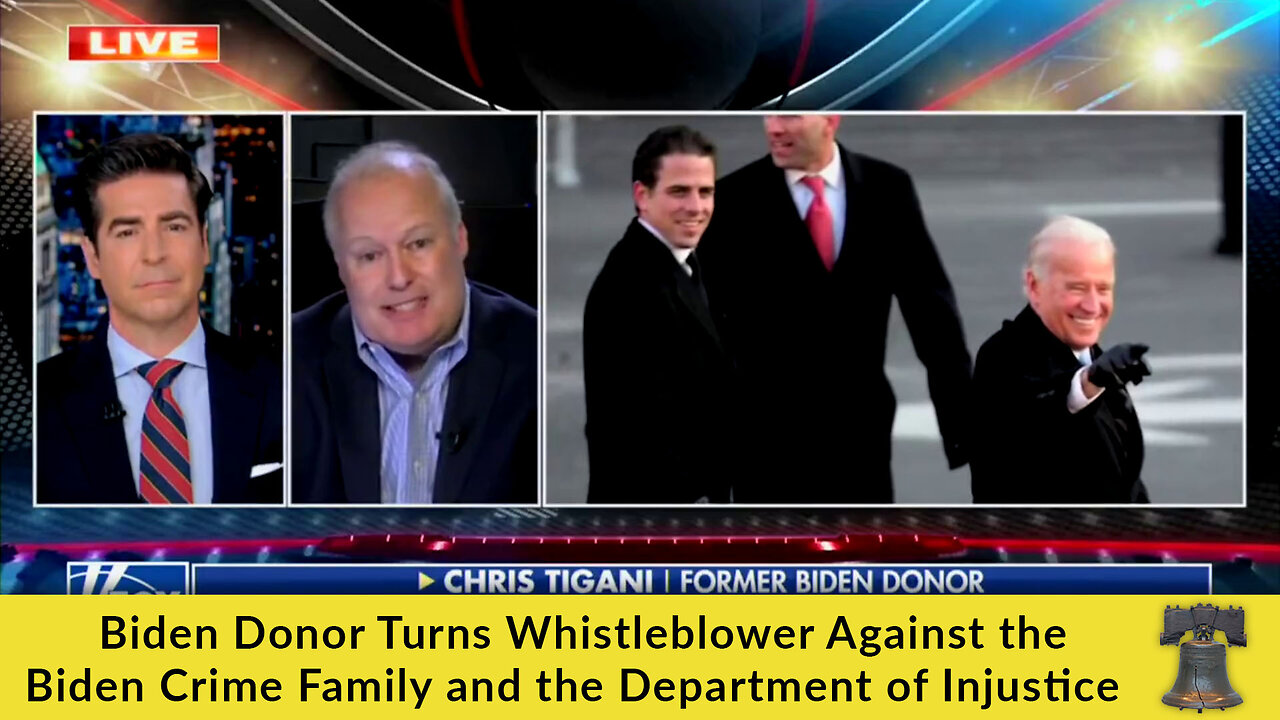 Biden Donor Turns Whistleblower Against the Biden Crime Family and the Department of Injustice