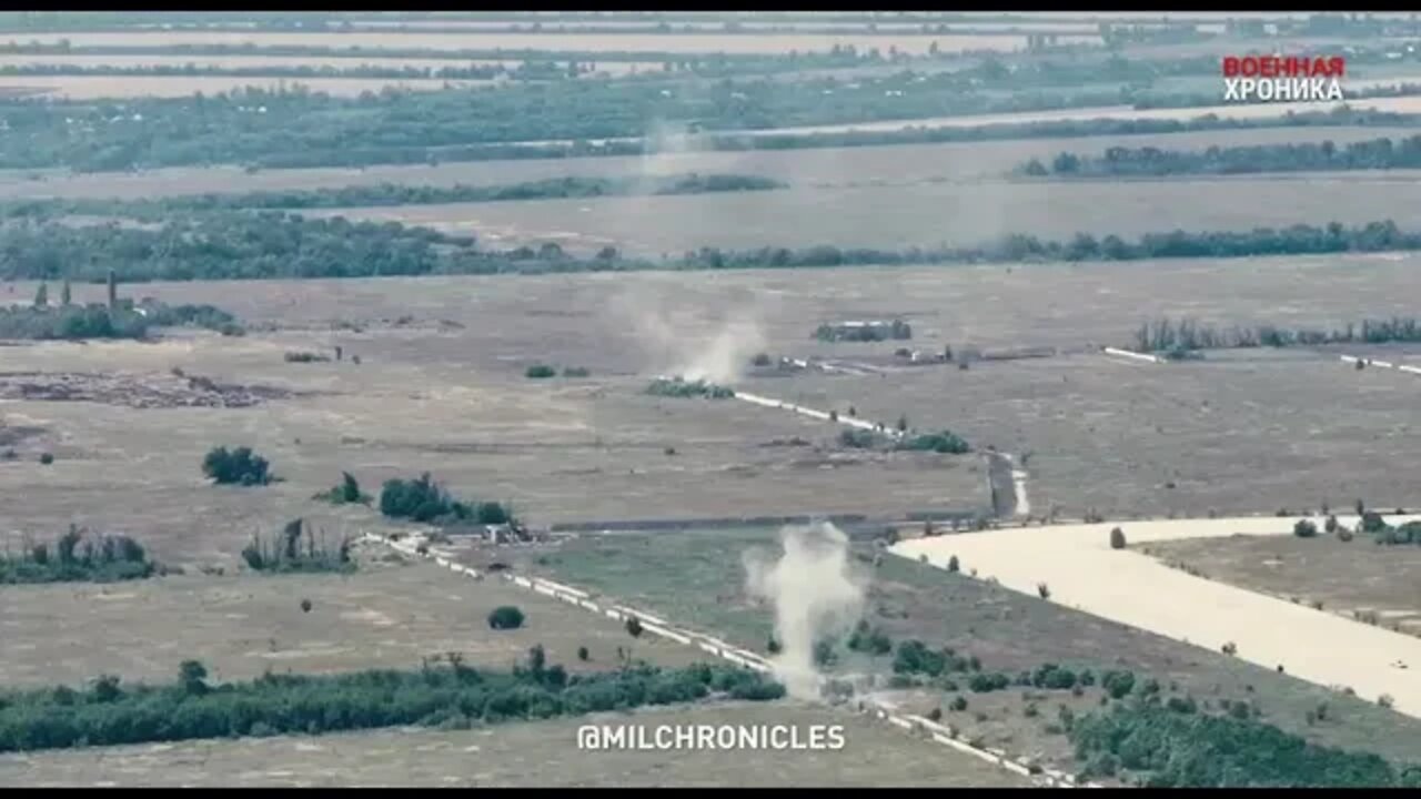 The AFU stronghold perfectly accepts a fire attack near Avdiivka