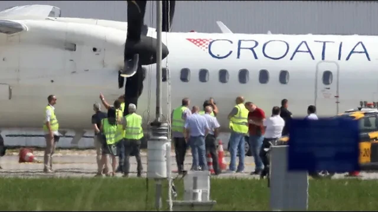 Oštećen zrakoplov Croatia Airlinesa na letu za Sarajevo, sumnja se na vatreno oružje