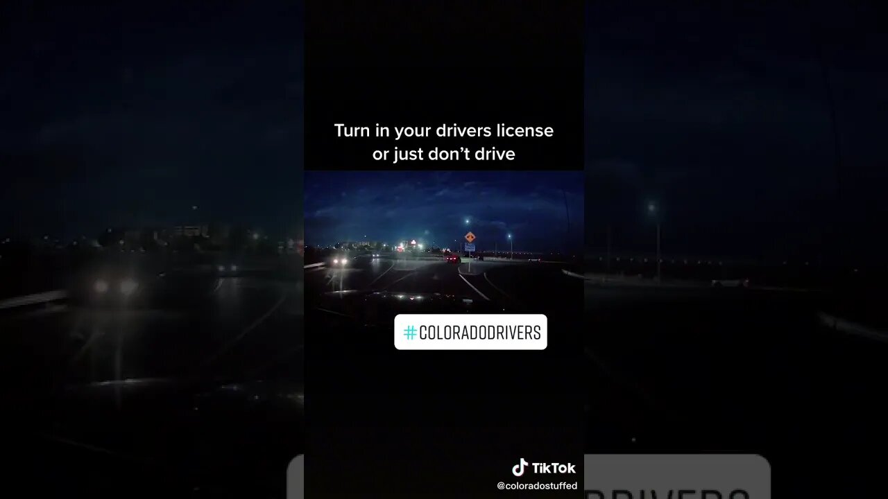 People CANT DRIVE tiktok coloradostuffed