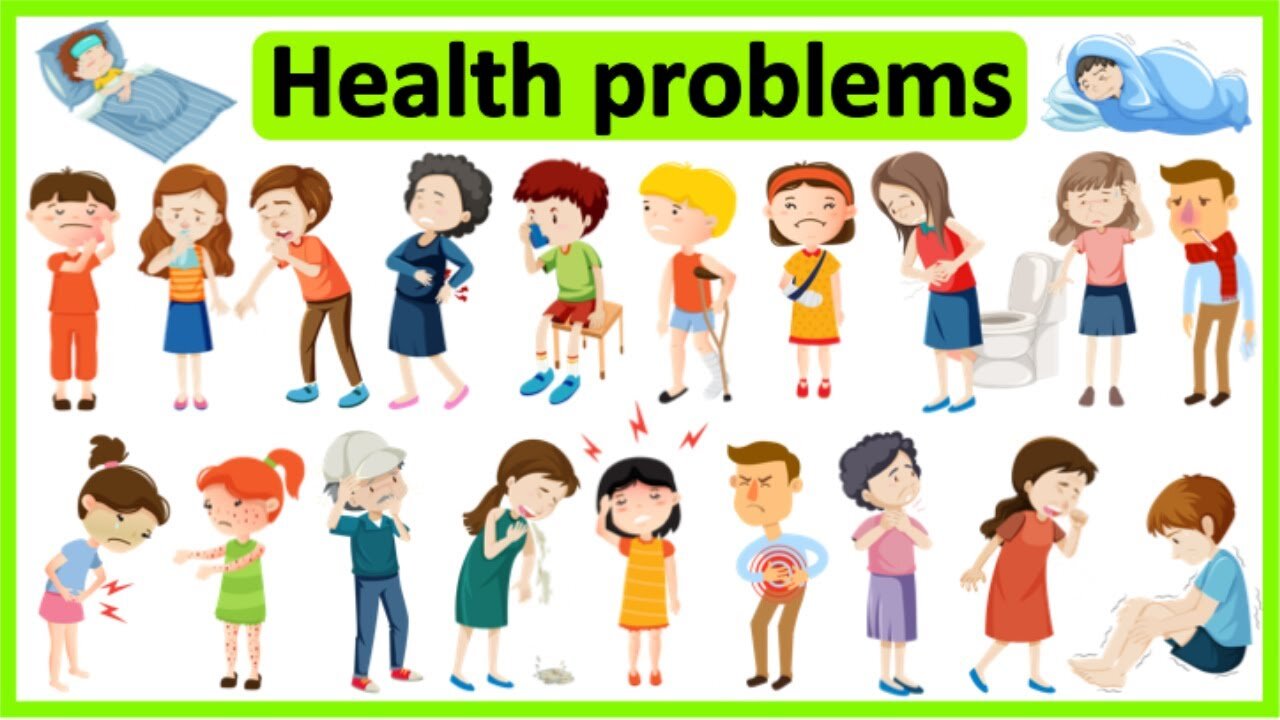 HEALTH PROBLEMS IN ENGLISH 🤕 🤒 | Improve vocabulary & pronunciation