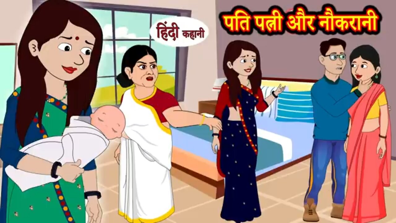 पति पत्नी और नौकरानी Story in Hindi | Hindi Story | Moral Stories | Bedtime Stories | Kahani