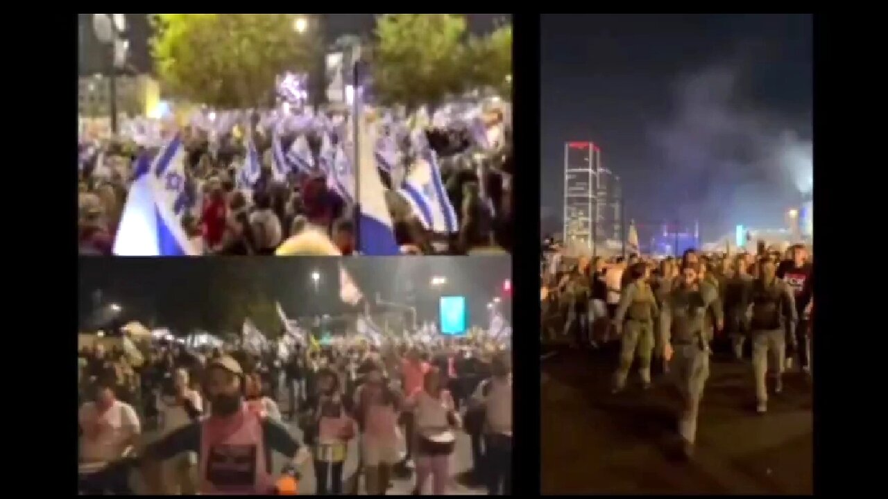 ISRAEL: PROTESTS AFTER BENJAMIN NETANYAHU HAS FIRED DEFENSE MINISTER YOAV GALLANT 🚨