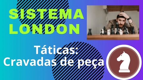 SISTEMA LONDON TÁTICA: MUITAS CRAVADAS DE PEÇAS #xadrez #sistemalondon #comojogarxadrez