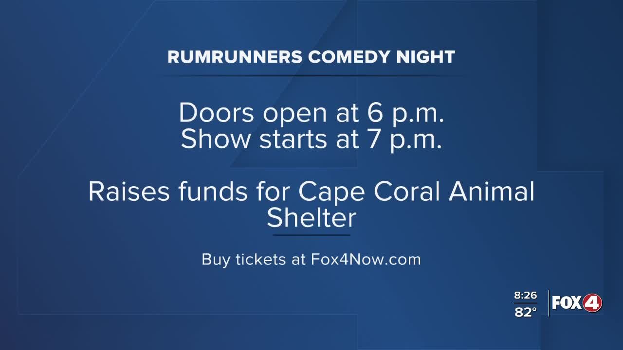 Rumrunner's host comedy night to raise money for Cape Coral Animal Shelter