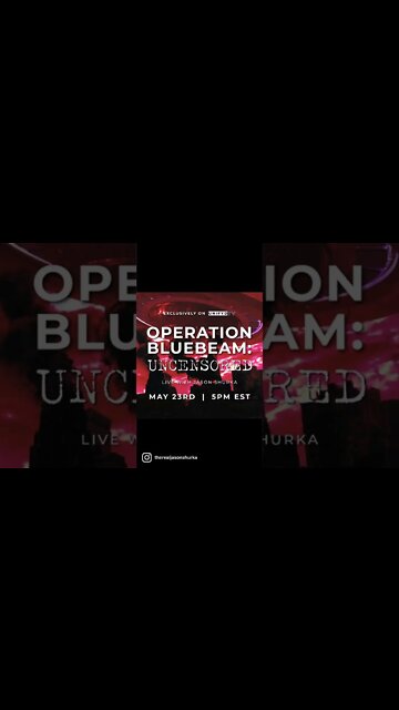 Operation Bluebeam 🛸 👽👀 Join me LIVE on Unifyd.tv! Use code “FREEDOM” at checkout for 40% off!
