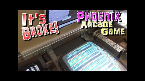 Repairing Centuri's Classic PHOENIX arcade cocktail table cabinet - beautiful classic!