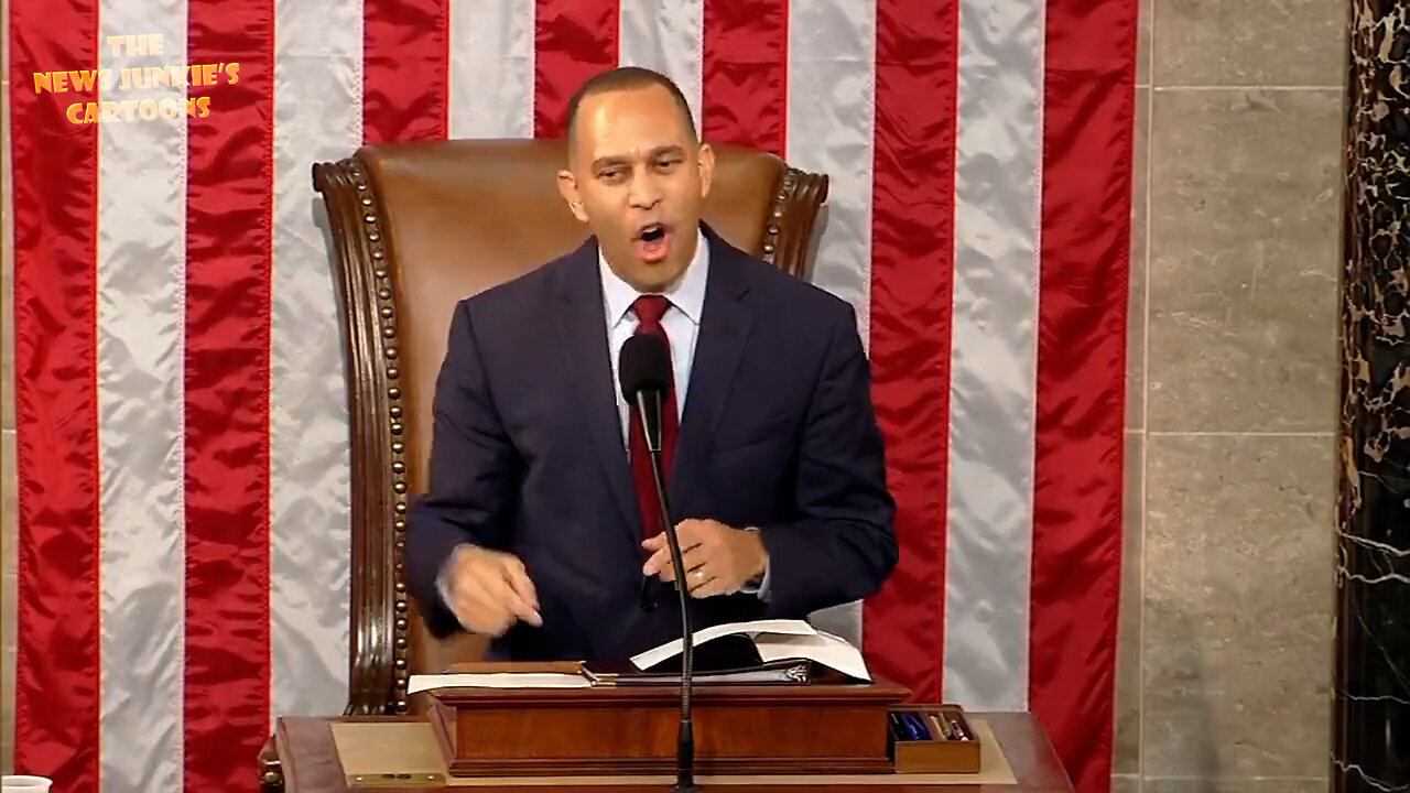 Democrat loser Jeffries tries inappropriately get some semblance of point across.