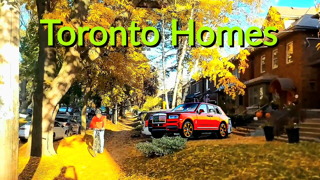 Luxury Homes Autumn ambience 🍁Toronto Canada 🇨🇦