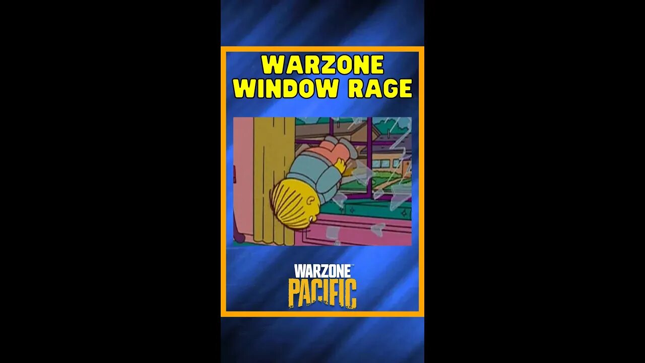 Warzone Window Rage 😂 | Warzone Shorts #shorts