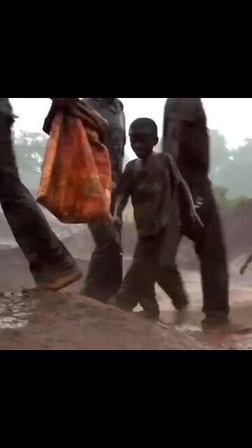 Mining for battery minerals in Africa using children