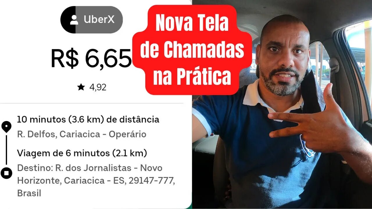 NOVA TELA DE CHAMADAS DA UBER NA PRÁTICA + Rotina da Terça. Uber, 99 Pop, Indriver, Bora Lá