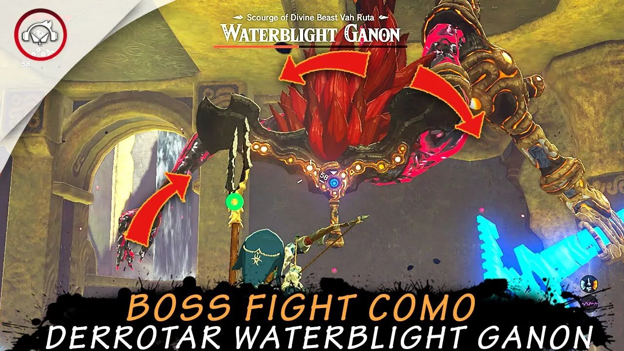 Zelda Breath of the Wild, Boss Fight, como derrotar Waterblight Ganon | super dica PT-BR