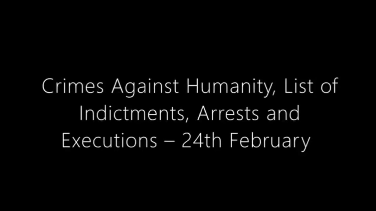 Crimes Against Humanity List of Indictments & Partial List of Executions