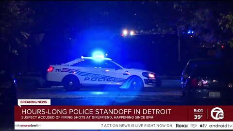Standoff in Detroit nears 10 hours
