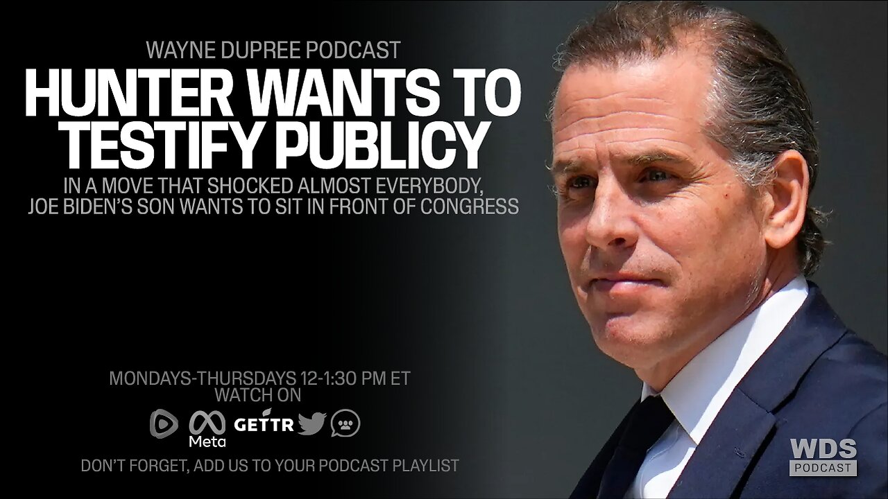 Hunter Wants To Testify Publicly; Republicans Reject Offer For Now (Ep 1808) 11/29/23