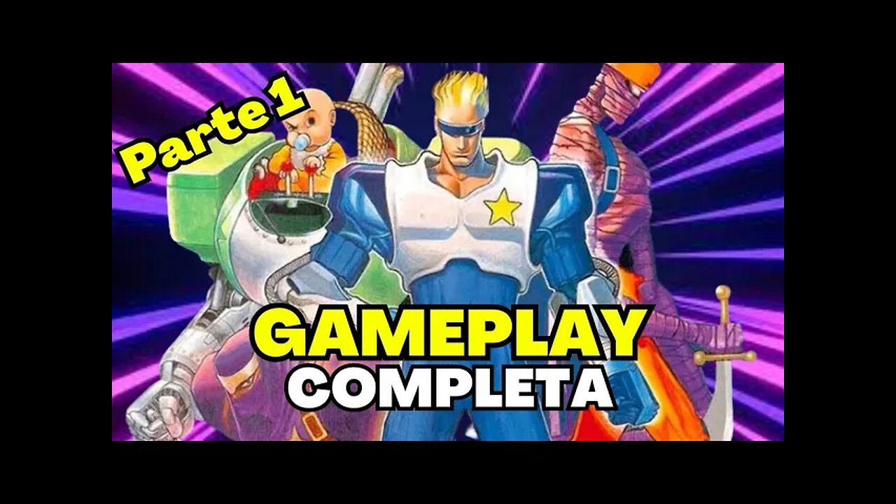 GAMEPLAY COMPLETA ATÉ ZERAR | Captain Commando (Arcade) - Parte 1