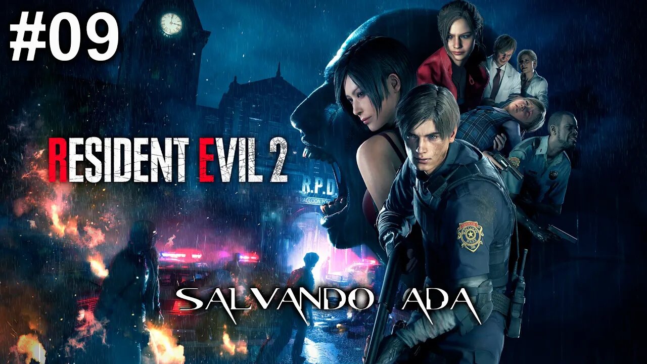 RESIDENT EVIL 2 REMAKE #09 - Salvando Ada# LEON