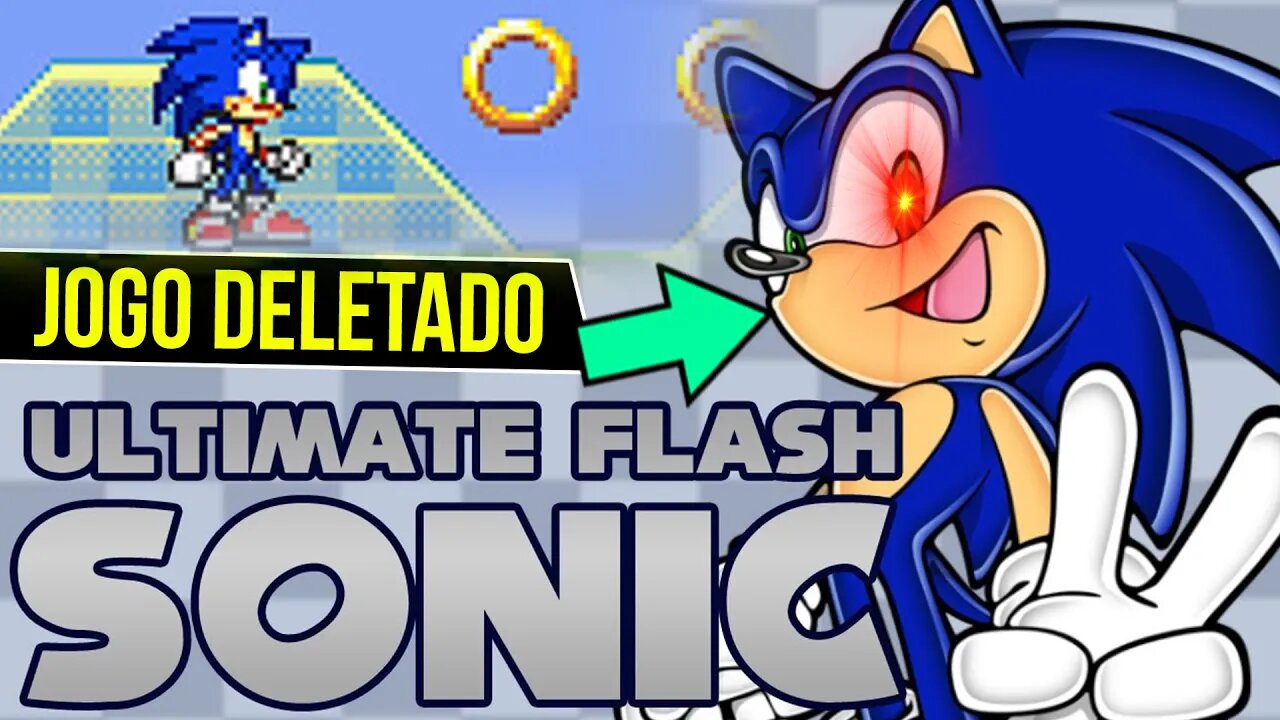 Jogo do Sonic que voce NUNCA irá jogar - Ultimate Sonic Flash #shorts