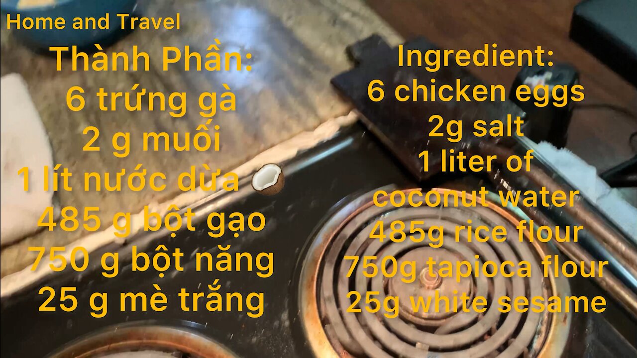 Traditional Vietnamese Cone Recipe