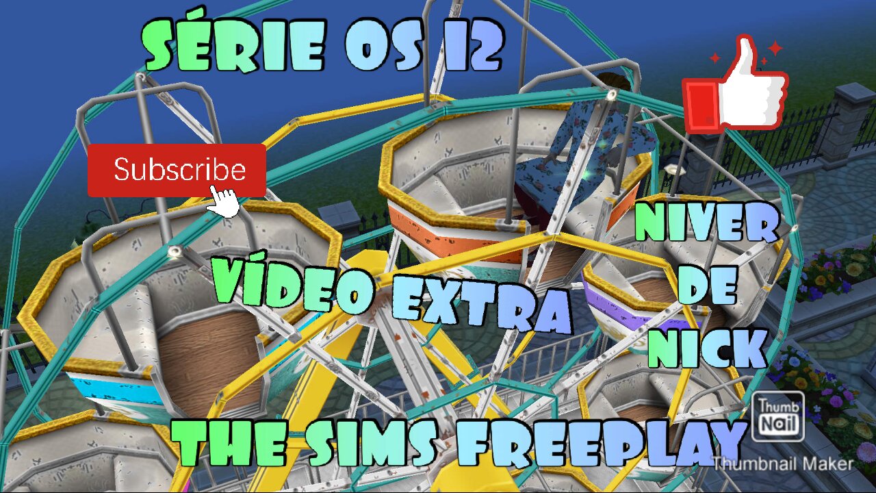 SÉRIE OS 12 VÍDEO EXTRA THE SIMS FREEPLAY NIVER DE NICK
