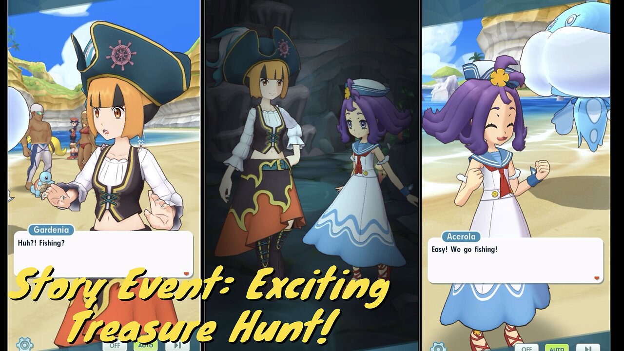 Pokemon Masters EX: Story Event; Exciting Treasure Hunt, part 2