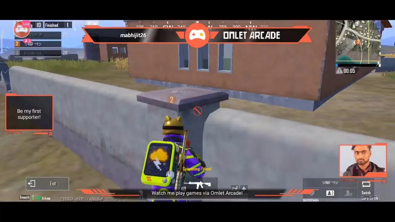 Watch me stream Battlegrounds India on Omlet Arcade!