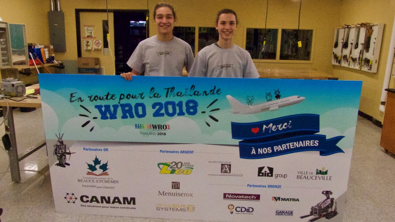 Un robot permet à deux étudiants de la PSF de s'envoler pour la Thaïlande