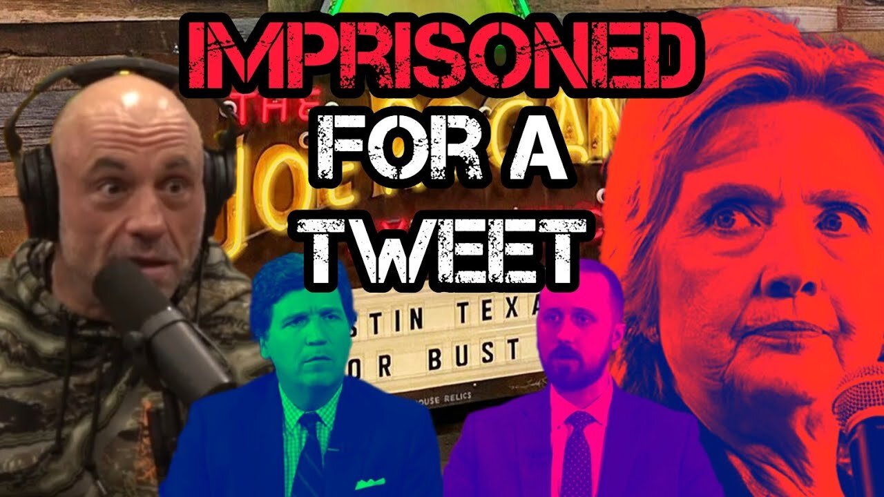 JOE ROGAN AND TUCKER CARLSON SHOCKED BY THE MAN FACING PRISON FOR A RETWEETING