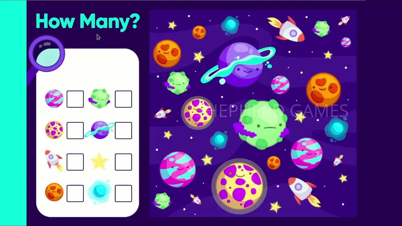 Picture Counting Educational Game | Shepherd Games