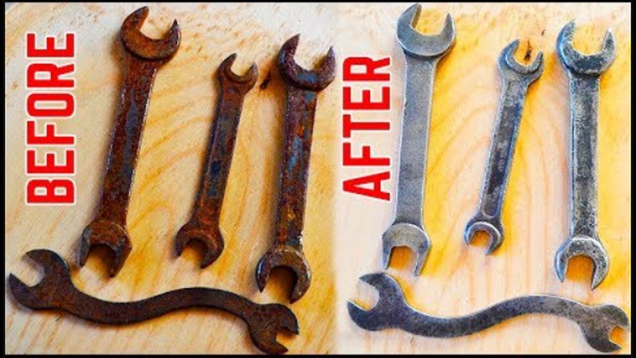 Old Rusty Wrench Restoration